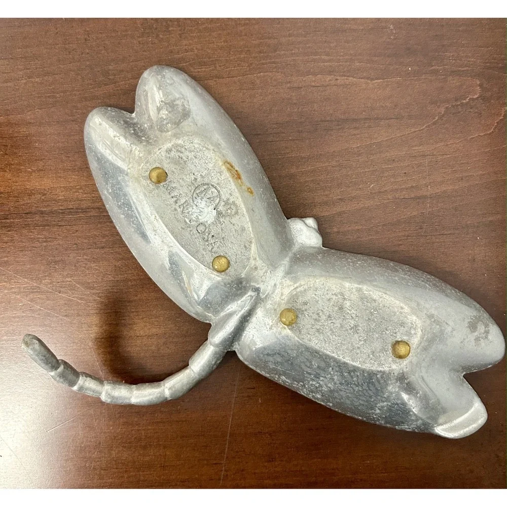 Mariposa Brillante Dragonfly Serving Dish Sand Cast Aluminum